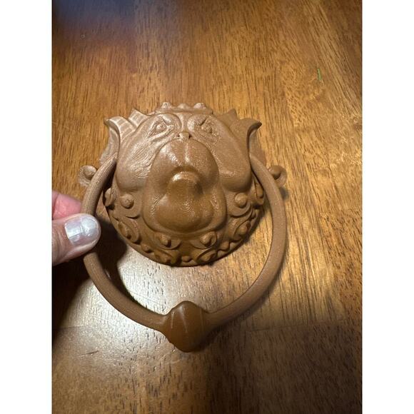 Labrinth Style Door Knockers David Bowie 80s Movie Film Memorabilia Bronze - Picture 1 of 3